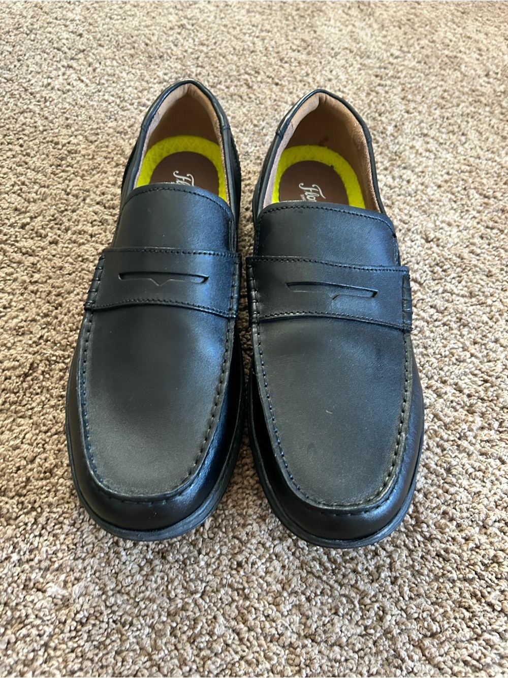 Florsheim Men's Comfortech Dress Shoes, Black Leather, Size US 11 NEW